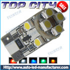 Topcity Newest Euro Error Free Canbus T10 8SMD 3528 Canbus 7LM Cold white - Canbus led
